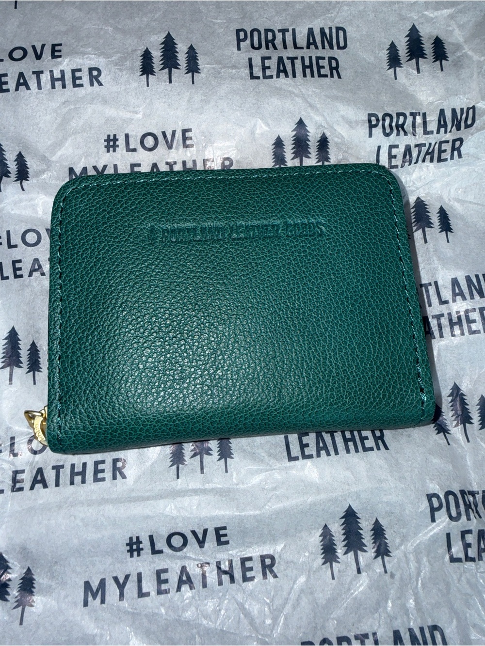 Portland Leather Small Zip Wallet